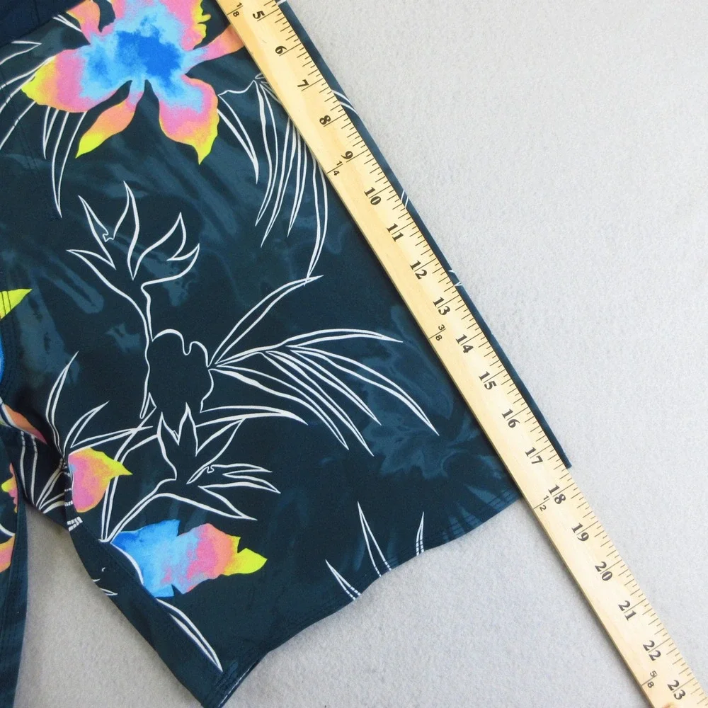 Billabong Board Shorts Mens 28 Navy Blue Floral Recycler Sundays Airlite Surf